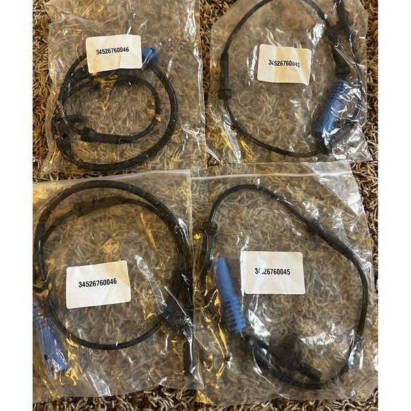 specialist_parts9 Other - 4Pcs Front and Rear Left/Right ABS Wheel Speed Sensor For BMW E60 E63 E64